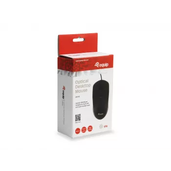 Equip 245102 pelė Office Ambidextrous USB Type-A Optinė 1000 DPI