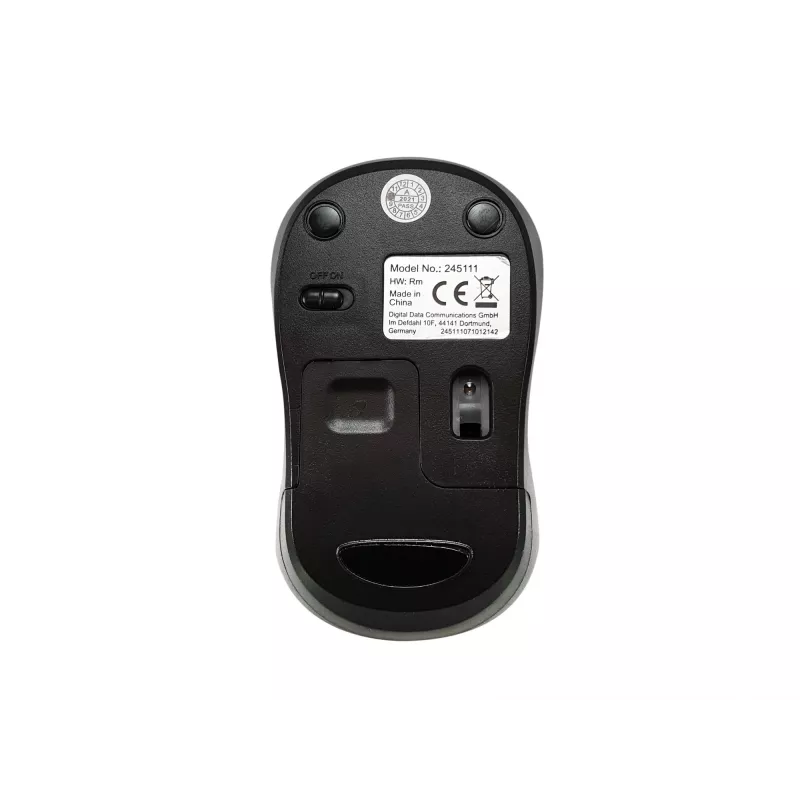 Equip Comfort Wireless Black RF Wireless pelė