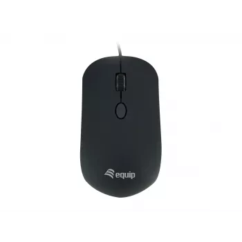 Equip USB Comfort Mouse, ambidekstrinė, optinė, USB Type-A, 1600 DPI, juoda