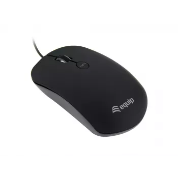 Equip USB Comfort Mouse, ambidekstrinė, optinė, USB Type-A, 1600 DPI, juoda