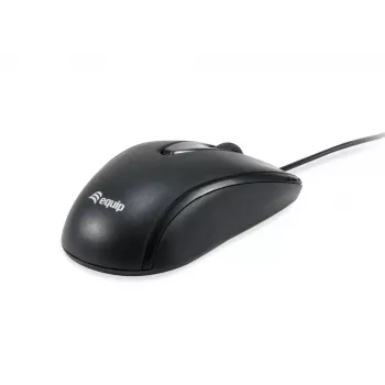 EQUIP 245116 USB-C kompaktiška pelė, USB Type-C, juoda