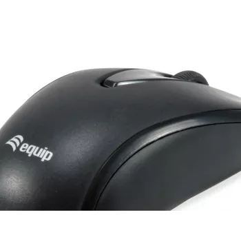 EQUIP 245116 USB-C kompaktiška pelė, USB Type-C, juoda