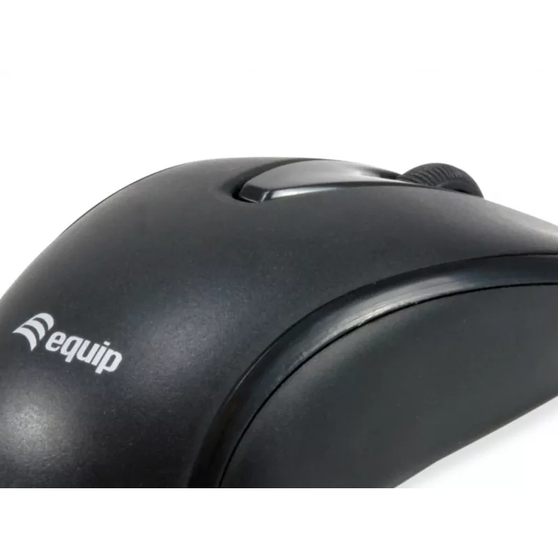 EQUIP 245116 USB-C kompaktiška pelė, USB Type-C, juoda