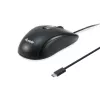 EQUIP 245116 USB-C kompaktiška pelė, USB Type-C, juoda