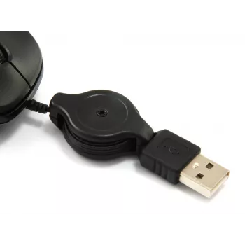 Equip 245103 kelioninė pelė ambidekstrinė USB Type-A optinė 1000 DPI