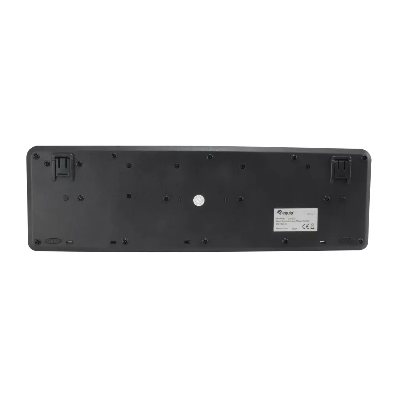 Equip 245203 klaviatūra su pele, laidinė USB, QWERTY itališkas išdėstymas, juoda