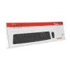 Equip 245203 klaviatūra su pele, laidinė USB, QWERTY itališkas išdėstymas, juoda