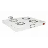 Equip EZF-4-G aušinimo ventiliatorių blokas 19 inch 1U 4x120mm RAL7035 pilka