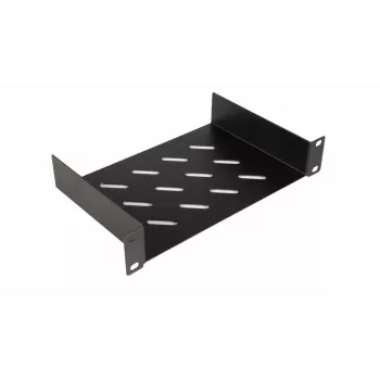 Equip fiksuota lentyna 10 inch, 1U, 150 mm, juoda