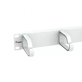 Equip 10 colių kabelių valdymo skydelis, 1U, šviesiai pilka