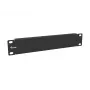 Tuščias skydelis Equip 10 inch 1U juodas plieninis 25,4 mm plotis