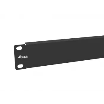 Tuščias skydelis Equip 10 inch 1U juodas plieninis 25,4 mm plotis