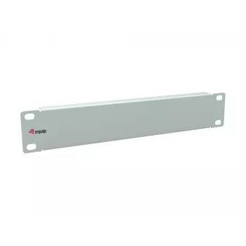 Tuščias skydelis Equip 10 colių 1U šviesiai pilkas plieninis 25,4 mm