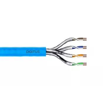 DIGITUS montavimo kabelis - CAT6a - U/FTP - AWG 23/1 - 100m - Mėlyna