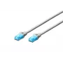 DIGITUS jungiamasis kabelis - Cat 5e - U/UTP - Snagless - Cu - 25 cm - Pilka