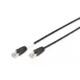 DIGITUS lauko jungiamasis kabelis CAT6 S/FTP su apsauginiais gaubtais 5m juodas