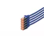 DIGITUS CAT6 S/FTP patch kabelis, 10 m, pilkos spalvos, 5 vnt. komplektas