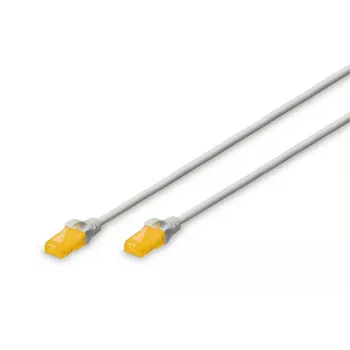 Tinklo kabelis Digitus CAT 6A U/UTP Slim Patch Cord RJ-45 Cat6a 1m Pilka