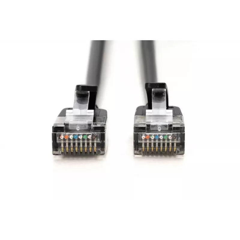 DIGITUS DK-1632-A-015S-BL plonas CAT6A F/FTP jungiamasis kabelis 1,5 m juodas