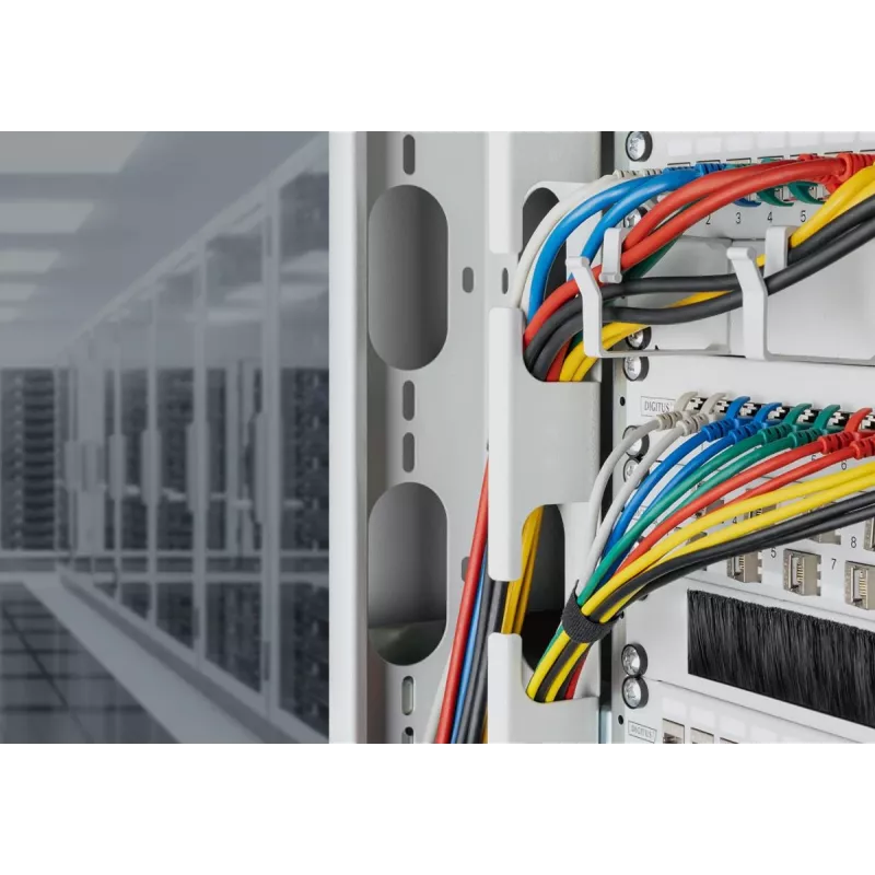 DIGITUS Slim Patch laidas - CAT6A - F-FTP - 30cm - Geltona
