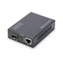 DIGITUS Media keitiklis, SFP 10/100/1000Base-T į SFP atvirą lizdą, su maitinimo šaltiniu, be SFP modulio