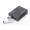 DIGITUS Media keitiklis, SFP 10/100/1000Base-T į SFP atvirą lizdą, su maitinimo šaltiniu, be SFP modulio