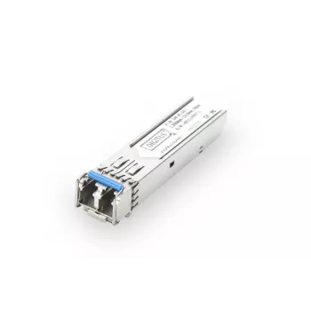DIGITUS 1.25 Gbps SFP modulis, iki 20 km vienmodis, LC duplekso jungtis 1000Base-LX, 1310 nm