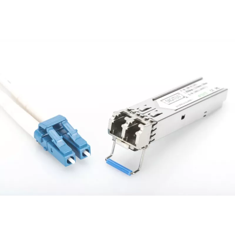 DIGITUS 1.25 Gbps SFP modulis, iki 20 km vienmodis, LC duplekso jungtis 1000Base-LX, 1310 nm