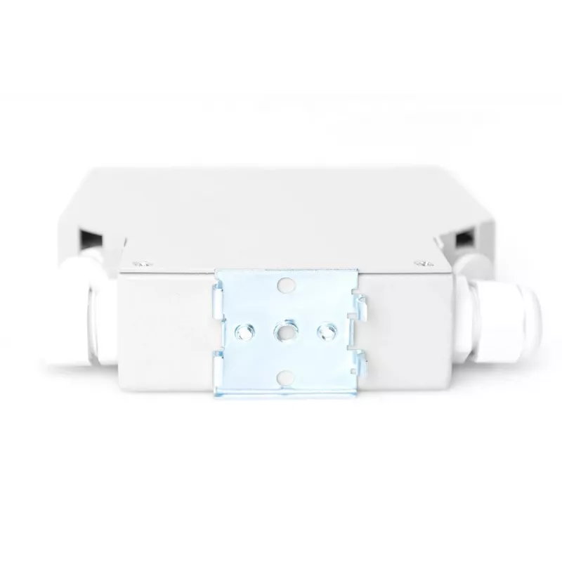 DIGITUS DN-96890 skirstomoji dėžė skaiduliniams kabeliams, 6x SC/duplex movoms, pilka, DIN bėgiui