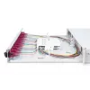 DIGITUS DN-96331-4 1U stumdomoji šviesolaidinė sujungimo dėžė, 12x LC duplex, su M25 sraigtu, sujungimo kasete, spalvotais pigtailiais OM4, adapteriais