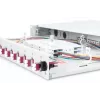 DIGITUS DN-96331-4 1U stumdomoji šviesolaidinė sujungimo dėžė, 12x LC duplex, su M25 sraigtu, sujungimo kasete, spalvotais pigtailiais OM4, adapteriais