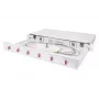 DIGITUS Fiber Optic Sliding Splice Box 1U, 6x LC Duplex, M25 sraigtas, Splice Cassette OM4 spalvoti pigtailai, adapteriai