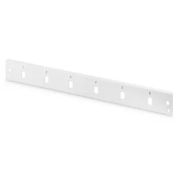 DIGITUS priekinis skydelis Quick Lock 6x SC SX LC DX vertikalus pilkas