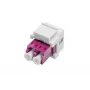 DIGITUS LC/LC dvipusis šviesolaidinis movos adapteris, Kištukinis modulis, Multimode-OM4