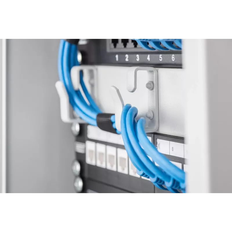 DIGITUS Modular Patch Panel, ekranuotas 12 prievadų, tuščias, 1U, 254mm (10 col.) stovas, spalva juoda RAL 9005