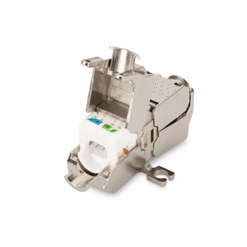 DIGITUS lauko jungtis CAT6A, 500 MHz, AWG 22-26, pilnai ekranuotas keystone dizainas, 26x35x80 mm