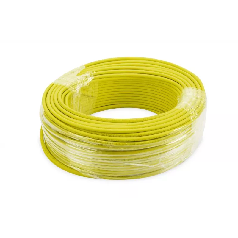 DIGITUS montavimo kabelis - Cat 7a - S/FTP - AWG 22/1 vienagyslis - 100m - Geltona
