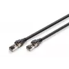 DIGITUS jungiamasis kabelis - Cat 8.1 - S/FTP - AWG 24/7 - 2m - Juoda