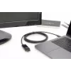 DIGITUS USB Type-C adapterinis kabelis, Type-C → DP M/M, 2 m, 4K/60 Hz, 32,4 Gb/s, CE, juoda