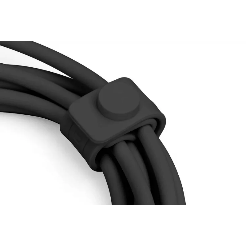 DIGITUS USB silikoninis įkrovimo kabelis USB-A – Lightning USB 2.0 12W – 50cm juodas
