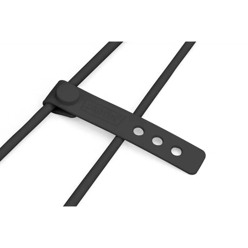 DIGITUS USB silikoninis įkrovimo kabelis USB-A – Lightning USB 2.0 12W – 50cm juodas
