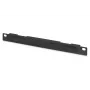 DIGITUS DN-10-ORG-1-2U-B kabelių tvarkymo panelis 10 inch 0.5U šepetėliu 22x254x12 mm juoda