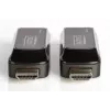 DIGITUS DS-55203 Mini HDMI prailgintuvų rinkinys, Full HD 50 m per CAT6/6A/7, maitinimas per Micro USB, juodas