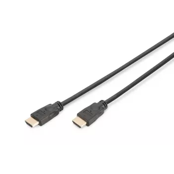 DIGITUS HDMI Premium High Speed jungiamasis kabelis, tipas A M/M, 5m su Ethernet, Ultra HD 60p juodas
