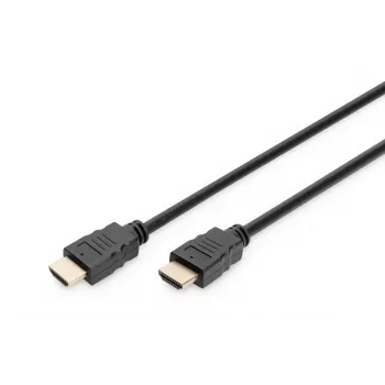 DIGITUS HDMI Premium High Speed jungiamasis laidas, tipas A M/M, 1 m su Ethernet, Ultra HD 60p, juodas