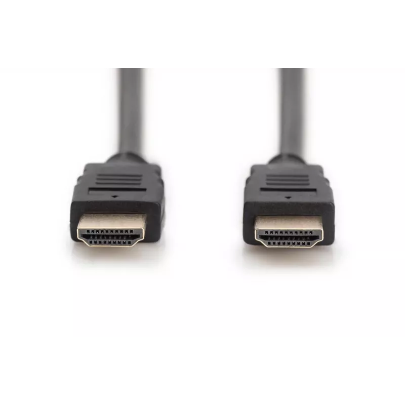 DIGITUS HDMI Premium High Speed jungiamasis laidas, tipas A M/M, 1 m su Ethernet, Ultra HD 60p, juodas