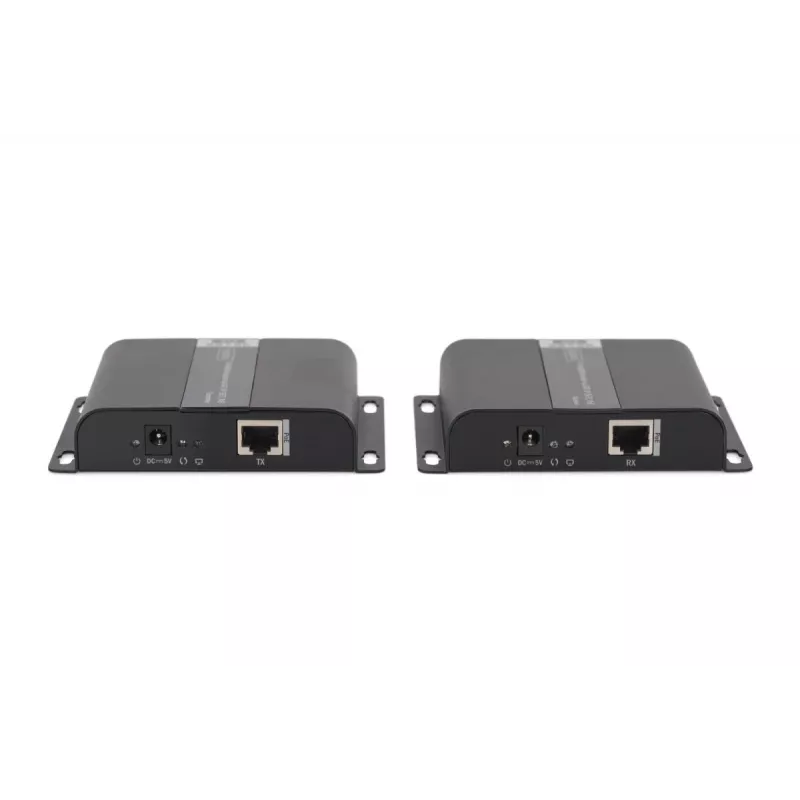 DIGITUS 4K HDMI ilgintuvas per IP/CAT 5, 6 (120 m) su PoE maitinimu, UHD 4K/30Hz