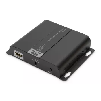 DIGITUS 4K HDMI imtuvas per IP/CAT 5, 6 (120 m), su PoE maitinimu