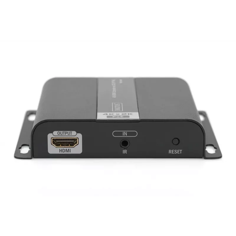 DIGITUS 4K HDMI imtuvas per IP/CAT 5, 6 (120 m), su PoE maitinimu
