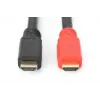 DIGITUS HDMI laidas 10 m Ultra HD 24p su signalo stiprintuvu